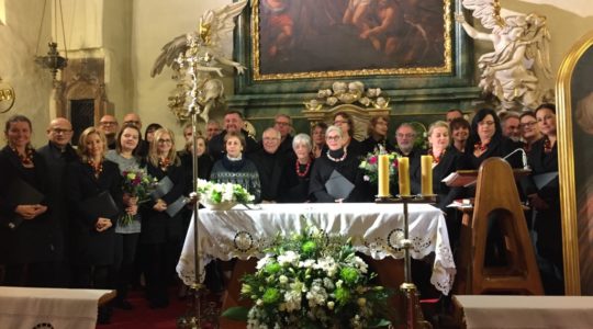 21.10.2016 Koncert chórów Notre Dame des Eaux z Francji i Sanctus Andreus z naszej parafii
